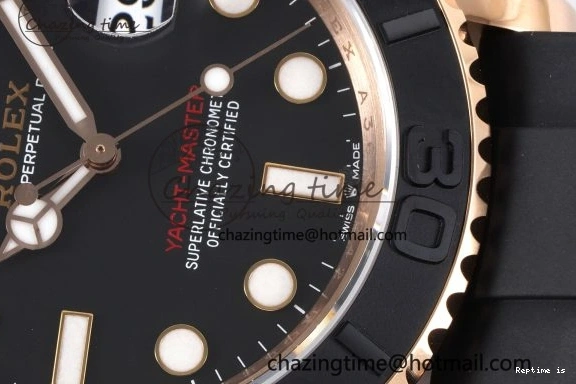 0107 ZeroBulk Yacht-Master 126655 VSF 1:1 Best Edition Black Ceramic Bezel on Oysterflex Rubber Strap VS 2026
